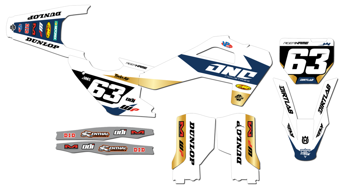 2025 Husqvarna TC50 Custom Graphics Kit