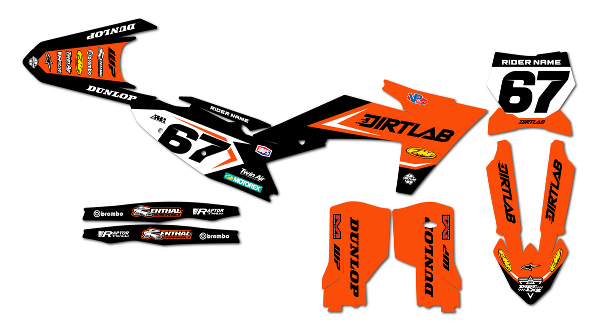 2023 KTM 250SXF Graphics Kit