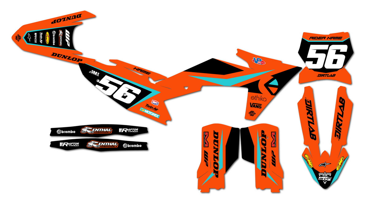 2025 KTM 450SXF Semi Custom Graphics Kit