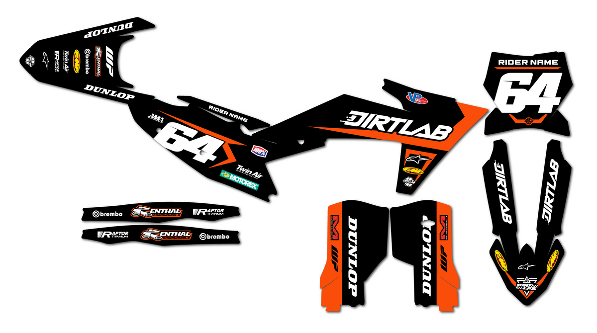 2025 KTM BLACK Graphics Kit