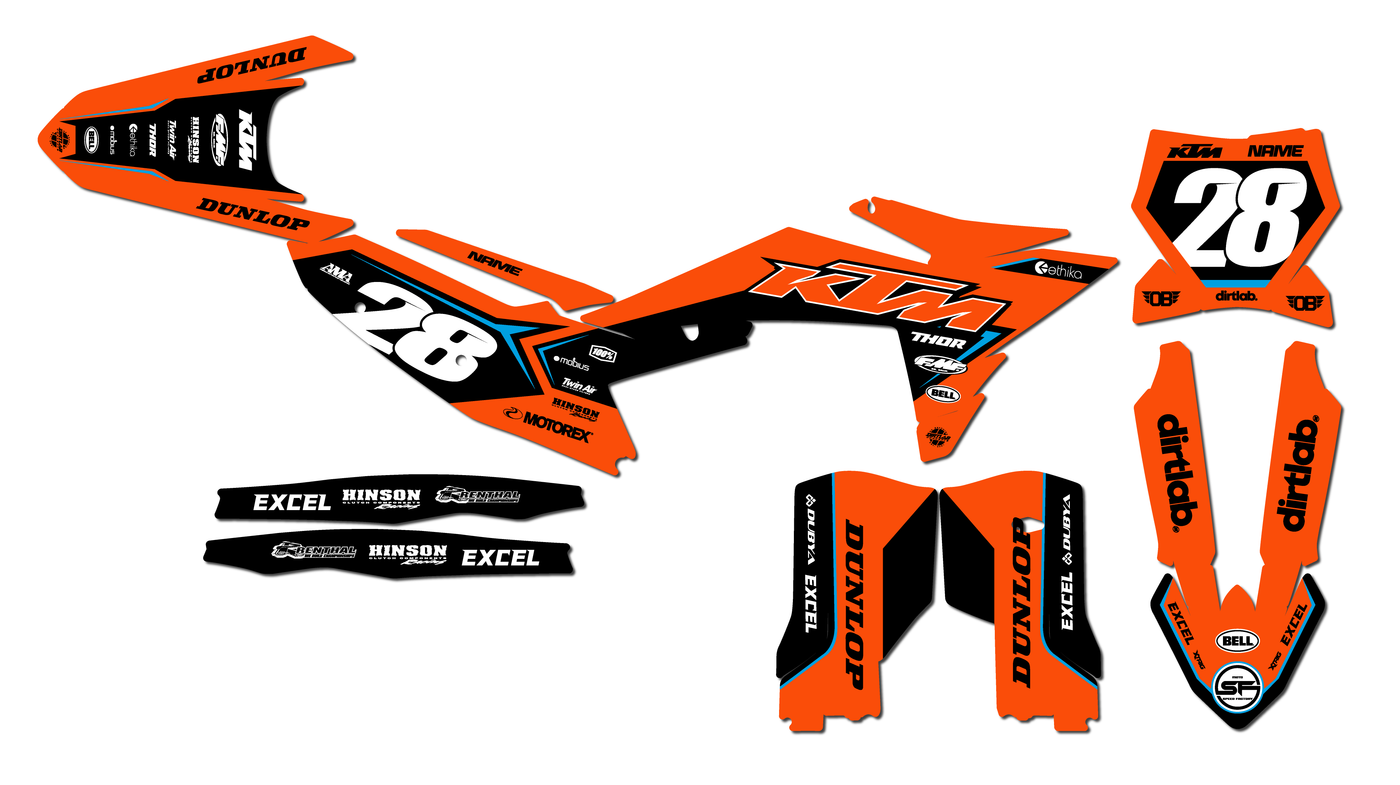 2027 KTM 350SXF Graphics Kit