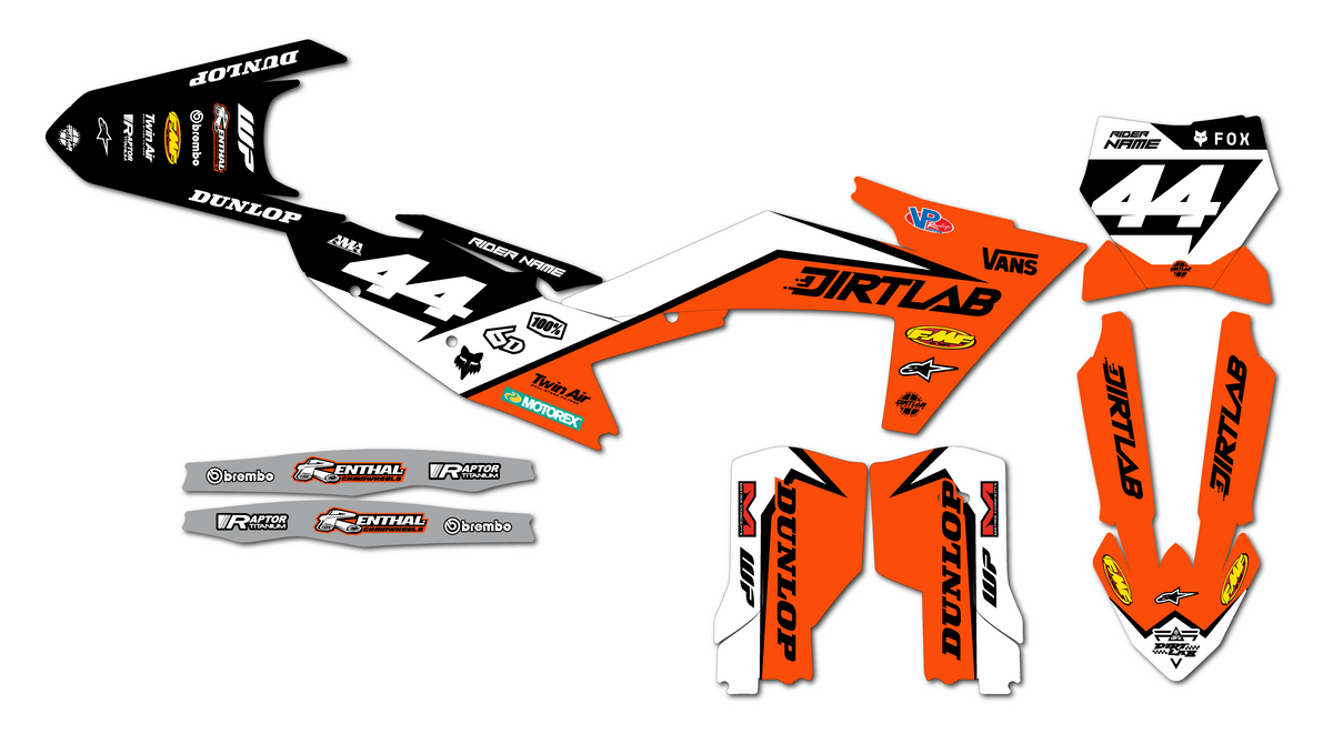 2025 KTM 450SXF Semi Custom Graphics Kit