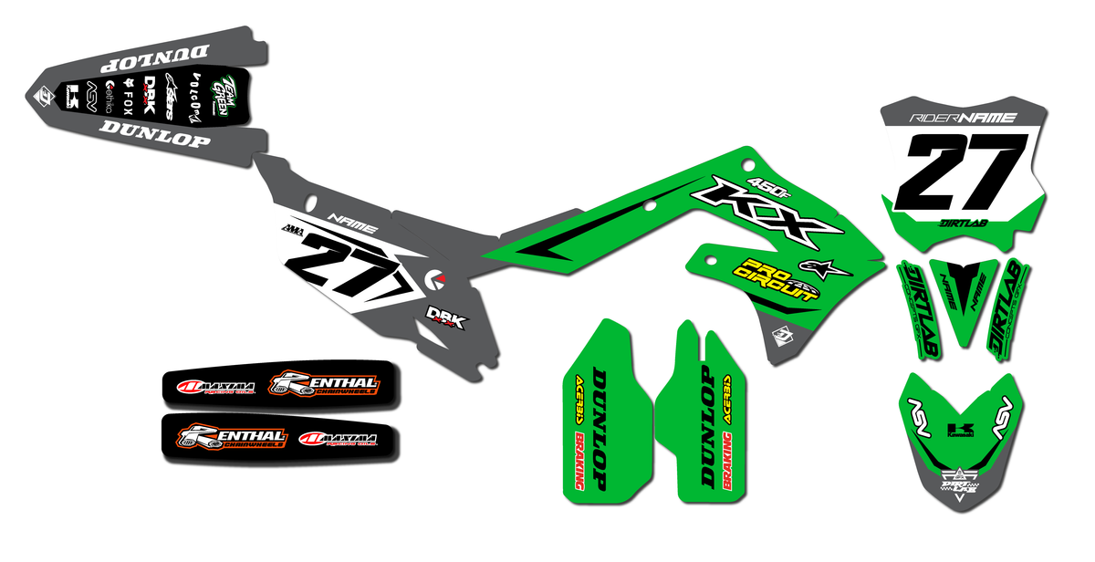 2024 Kawasaki KX250 Graphics
