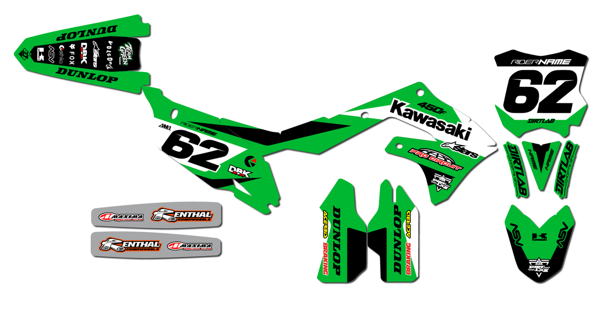 2024 KX450 Factory Kawasaki Graphics