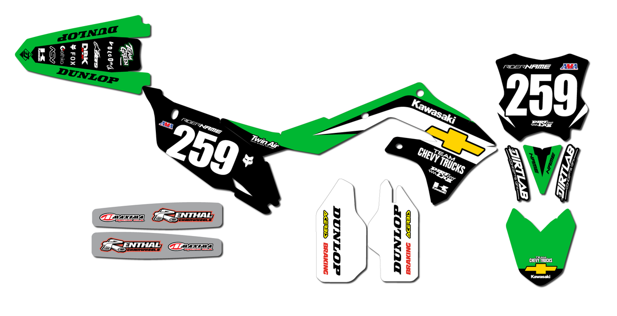 James Stewart Kawasaki Replica Graphics