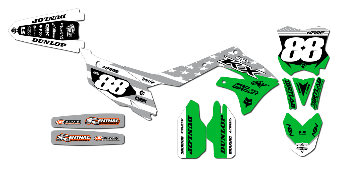 2024 Kawasaki KX450 America Graphics