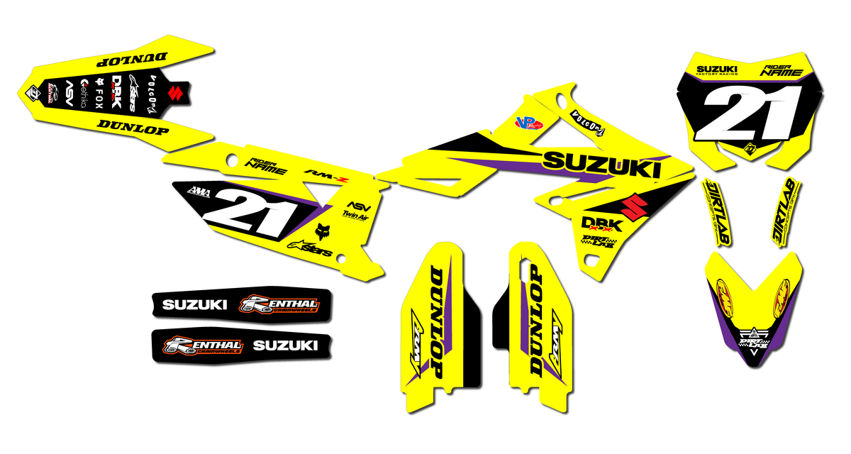 2024 RMZ250 Custom Graphics
