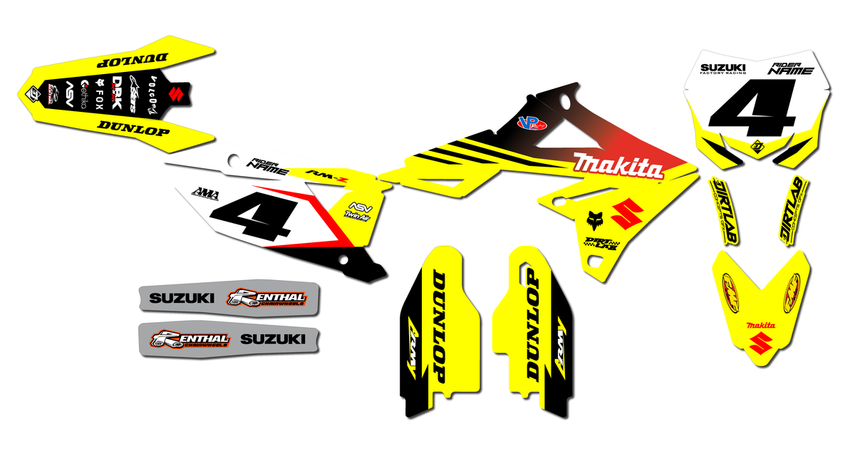 Ricky Carmichael Replica Graphics Kit