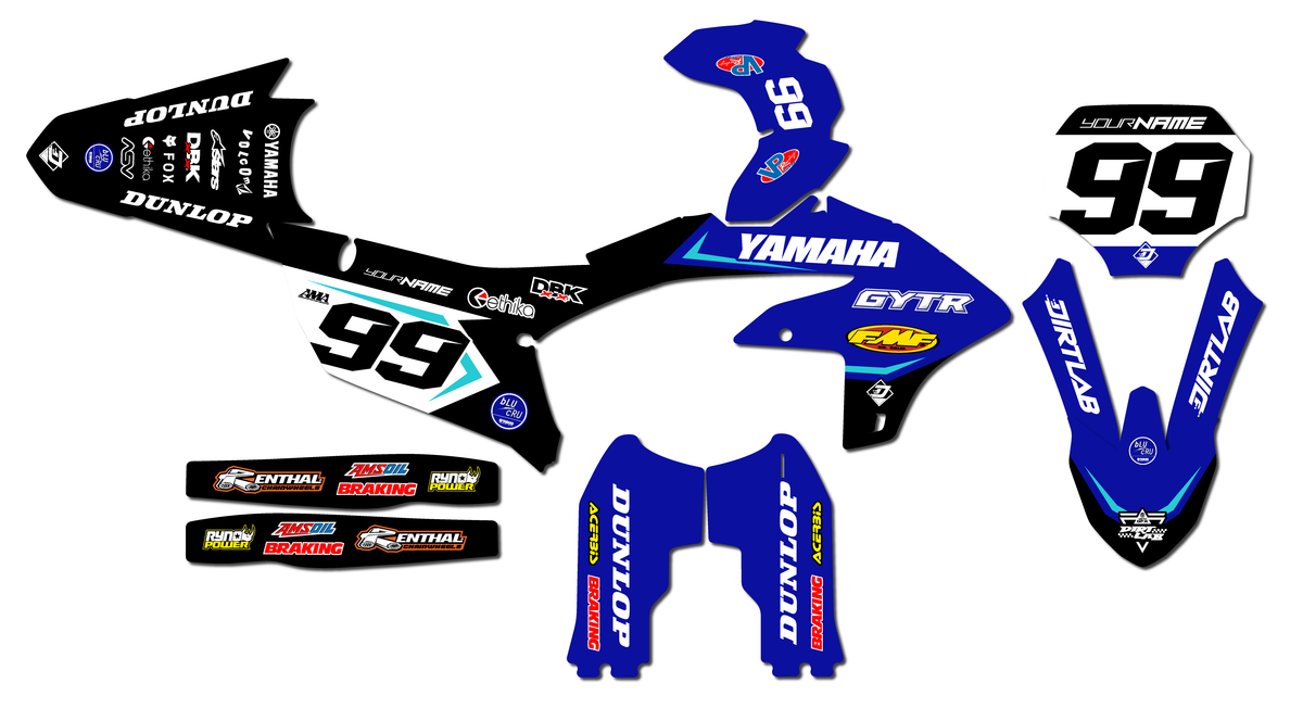 2024 YZ450F Retro Graphics Kit