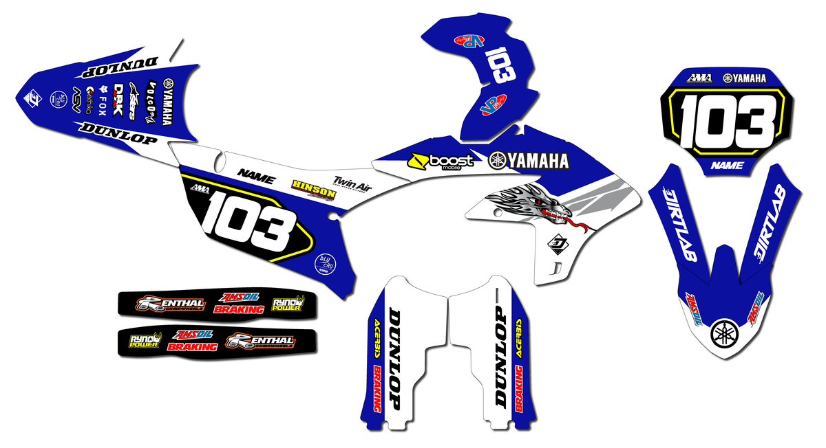 2024 YZ250F Custom Graphics Kit