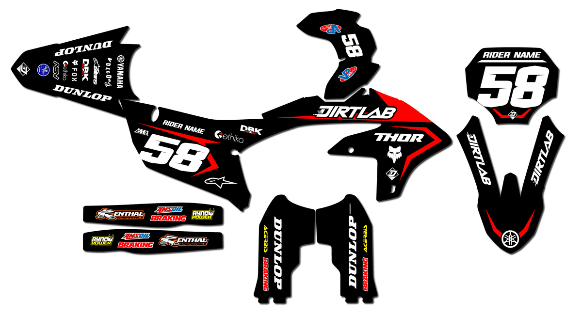 Club MX Yamaha Graphics Kit