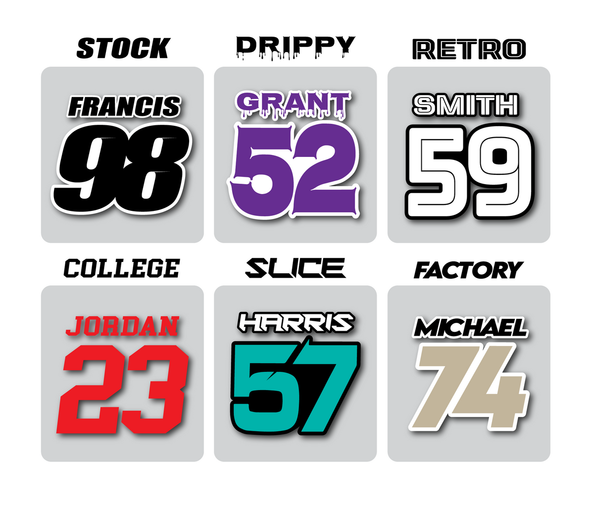 Custom Jersey ID Prints