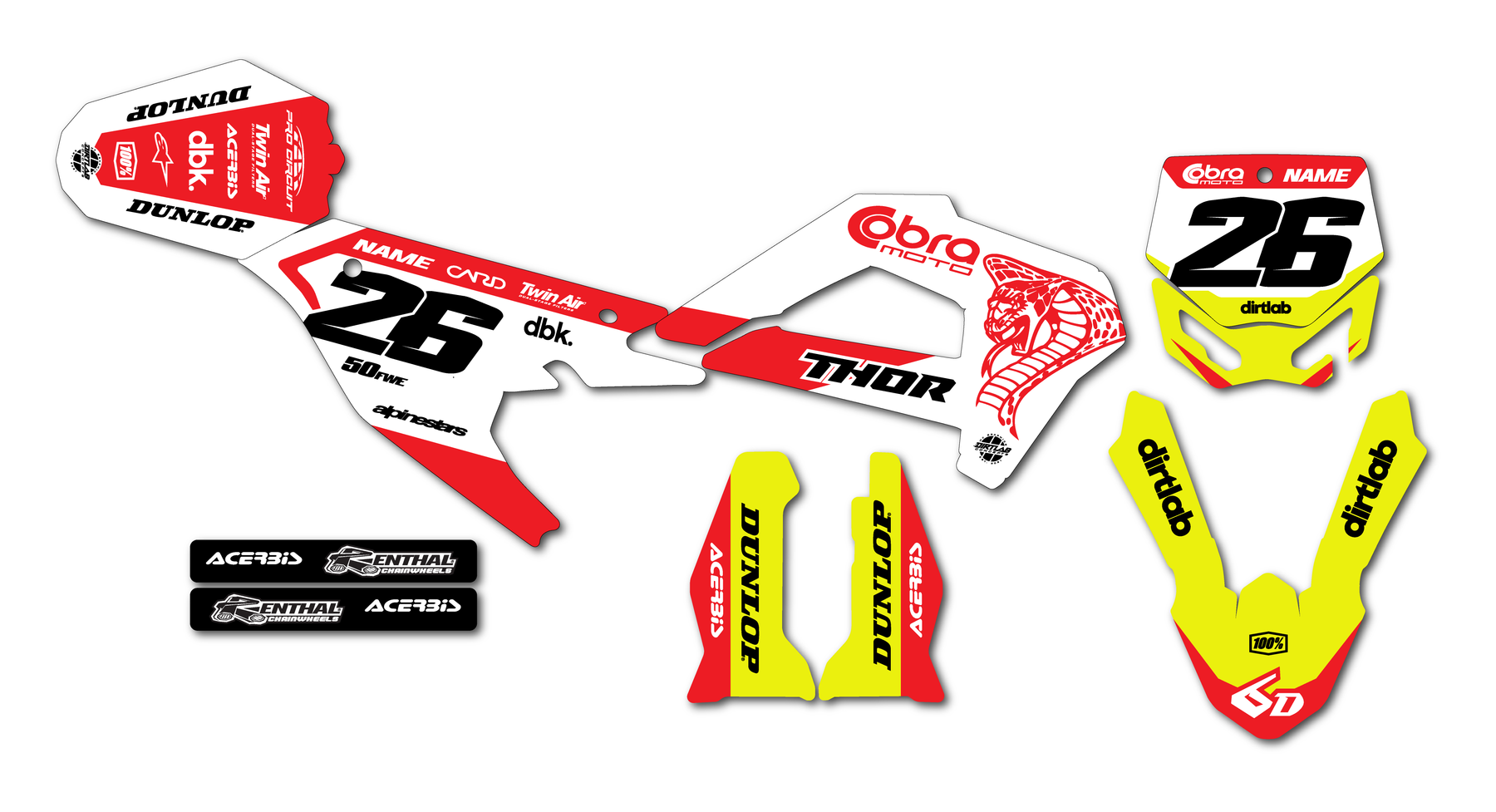 Cobra Moto Custom Graphics