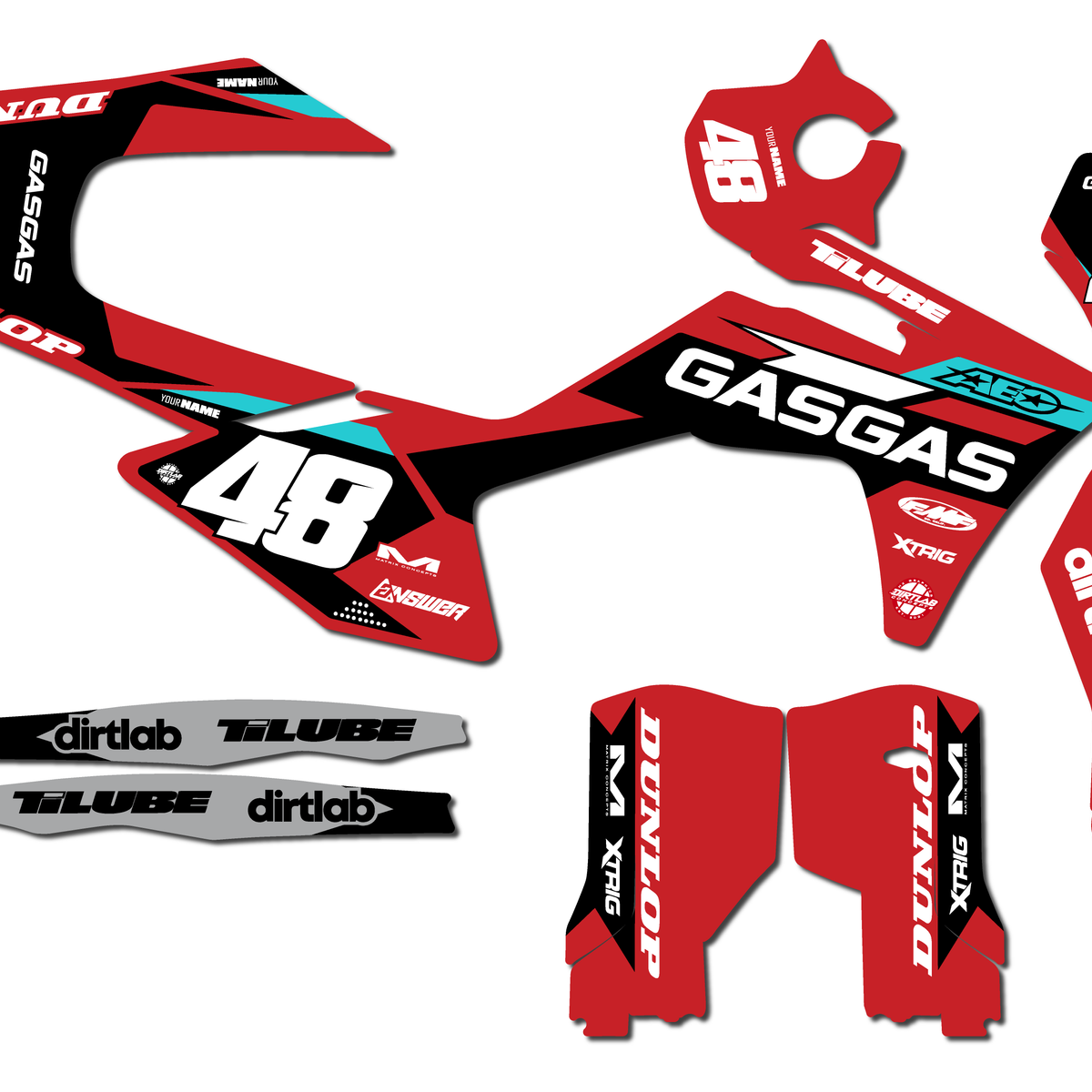 GasGas Semi Custom Graphics - Dirtlab Concepts