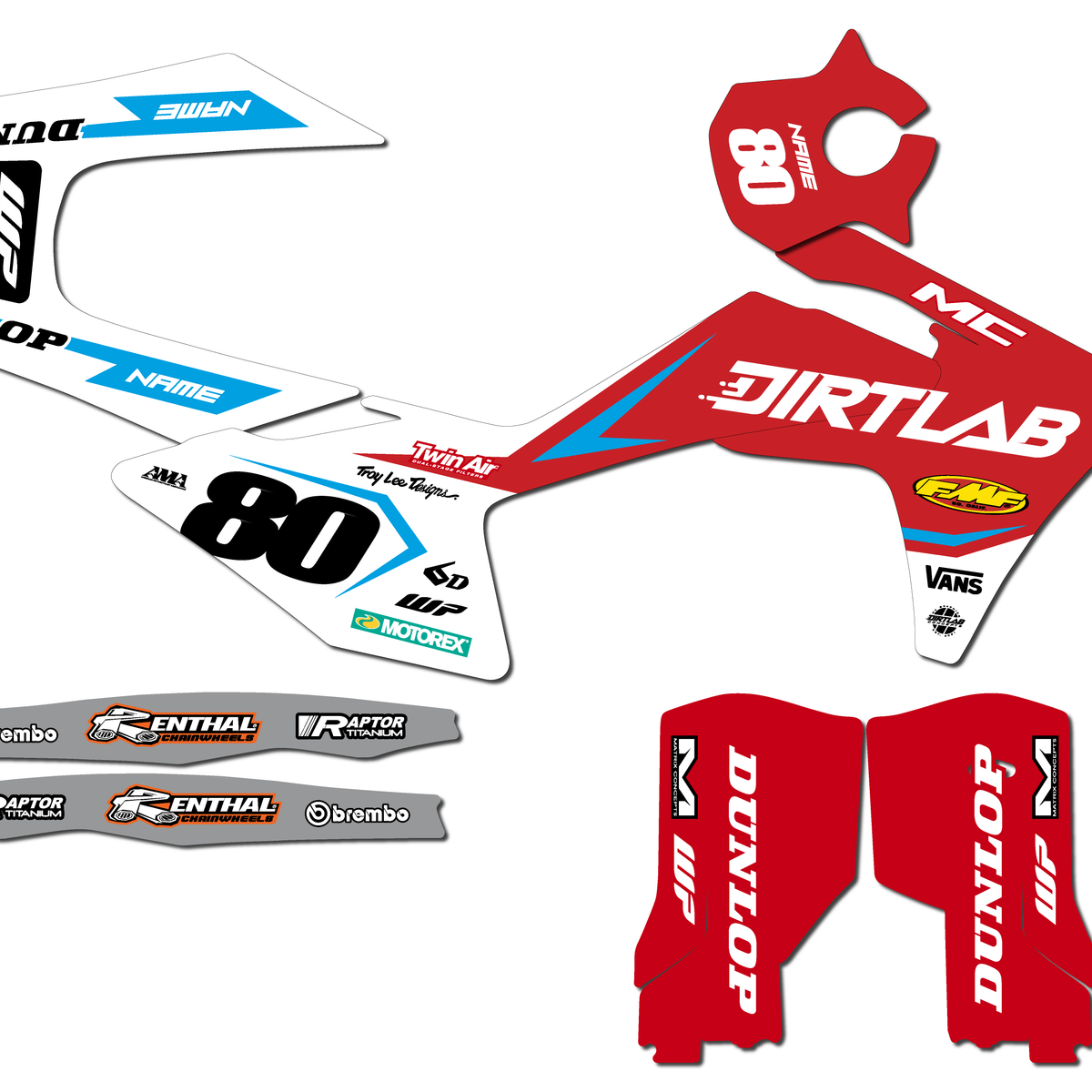 GasGas Semi Custom Graphics - Dirtlab Concepts