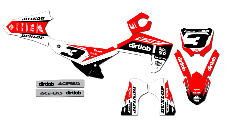 Honda Semi Custom Graphics - Dirtlab Concepts