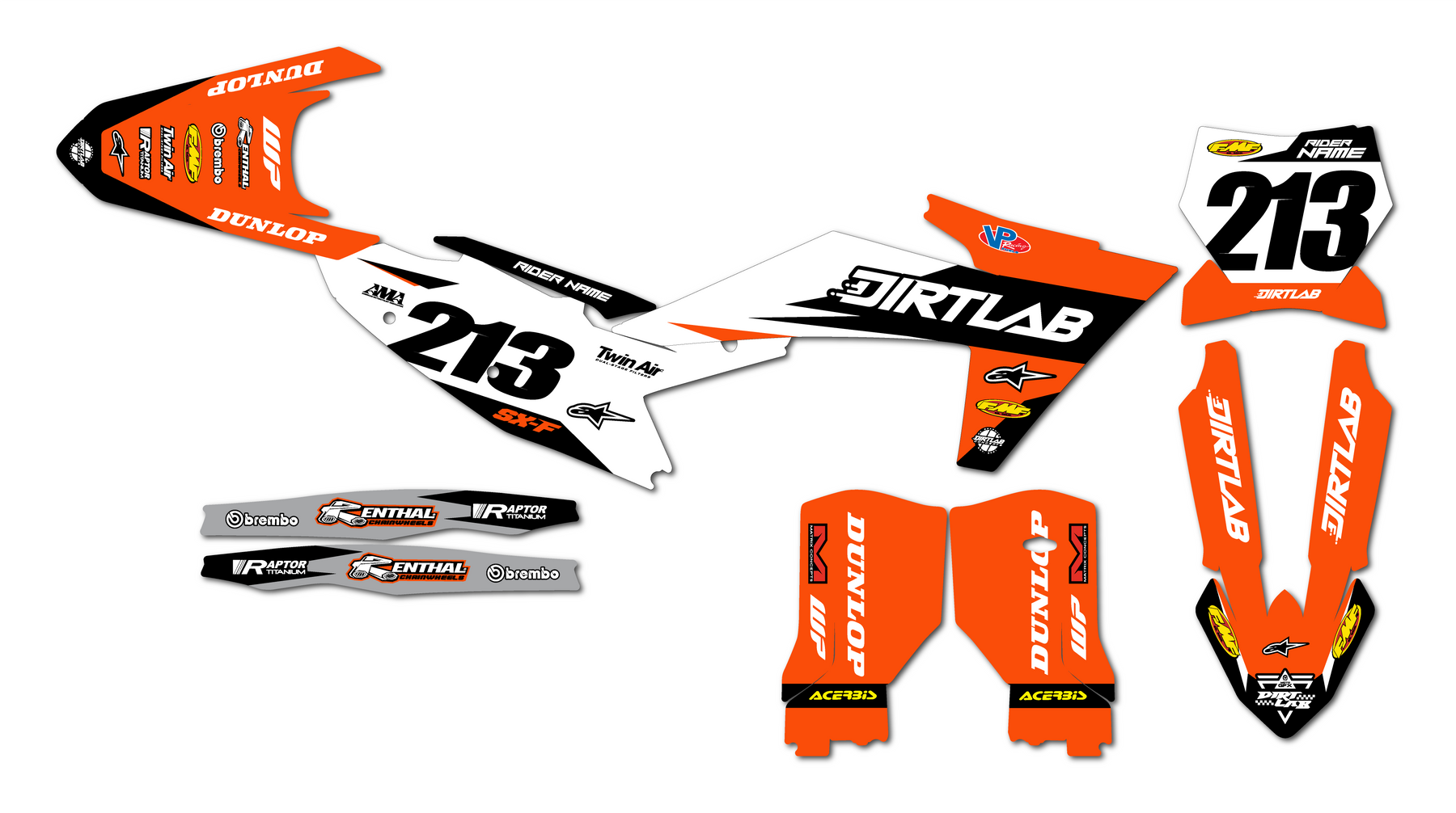 2025 KTM Factory Graphics