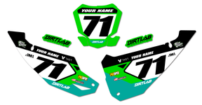 Kawasaki Number Plate Graphics KX450 KX250 KX85 KX65