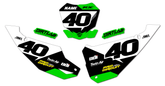 Kawasaki Number plate Graphics KX450 KX250 KX85 KX65