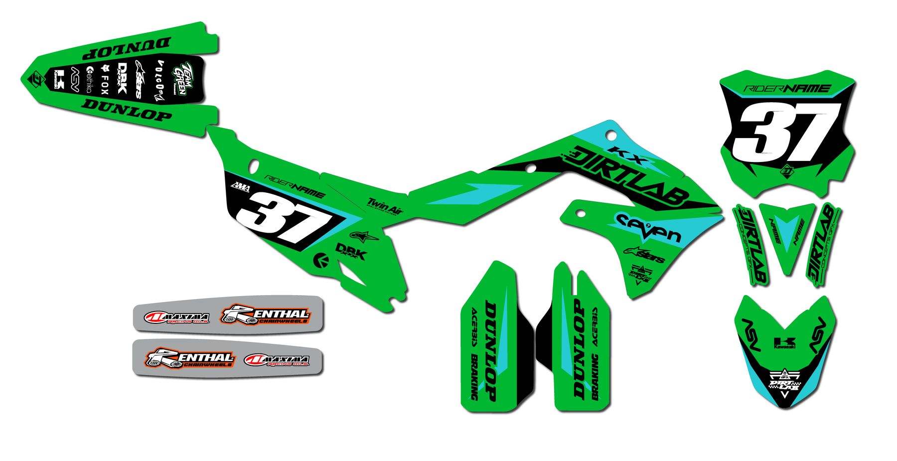 2024 KX250 Custom Graphics