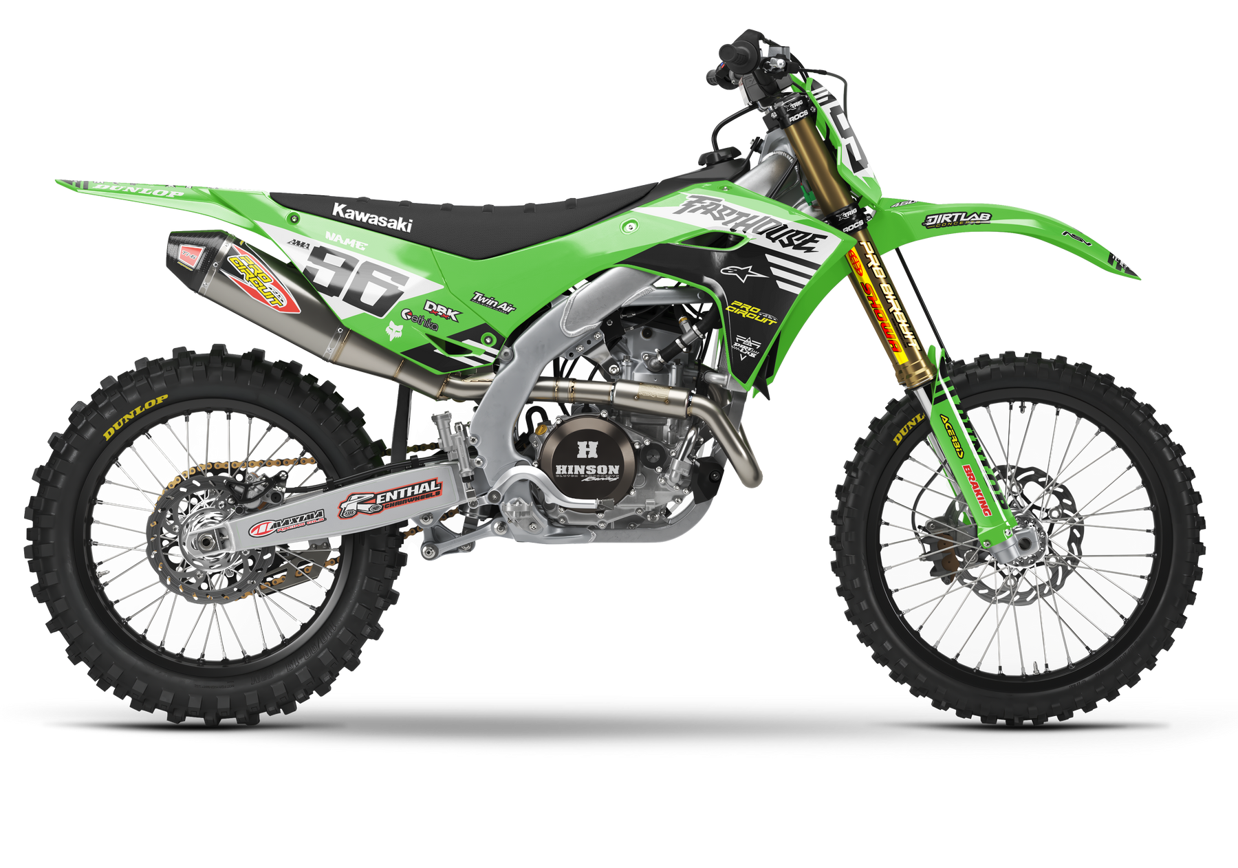 2028 KX450F Fasthouse Graphics