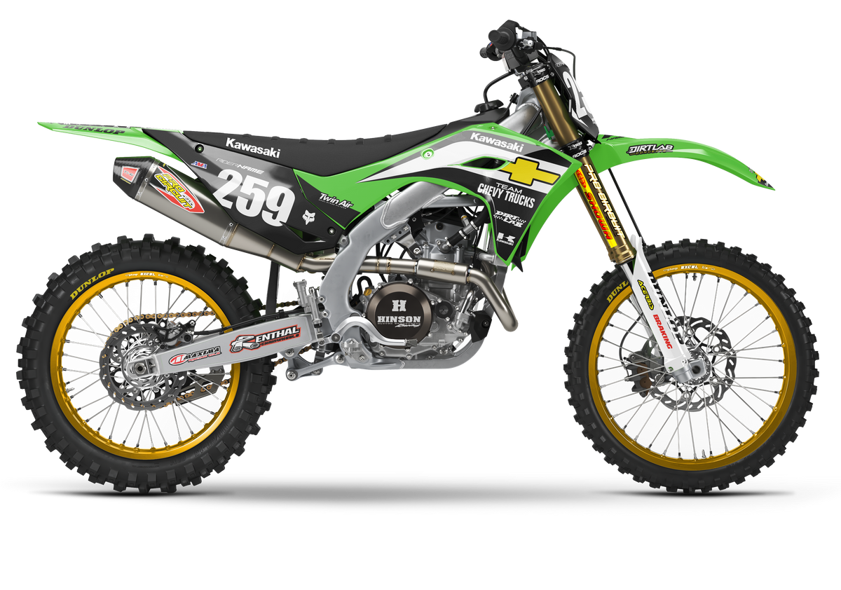 Kawasaki Team Chevy Truck Graphics