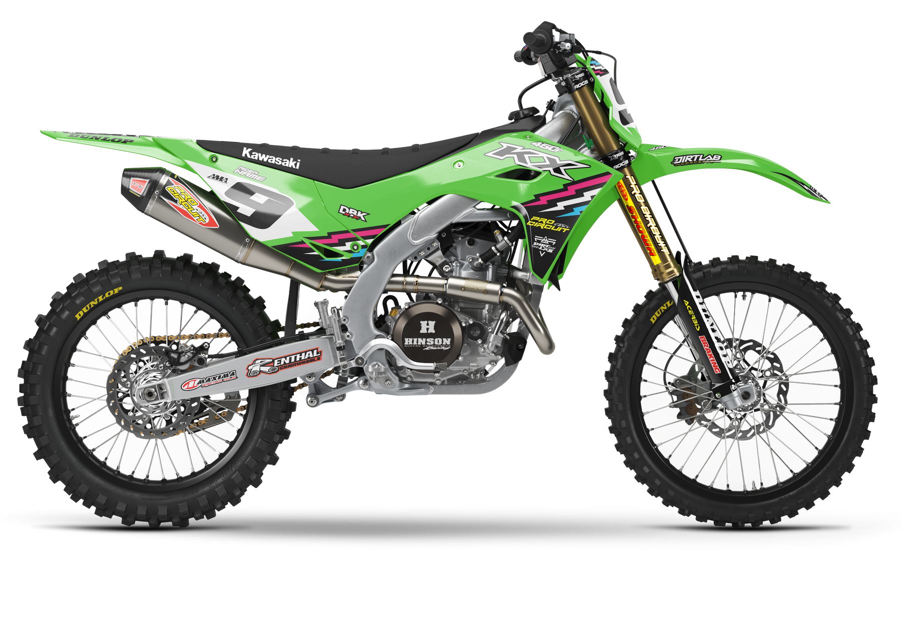 2028 KX450F Factory Graphics Kit