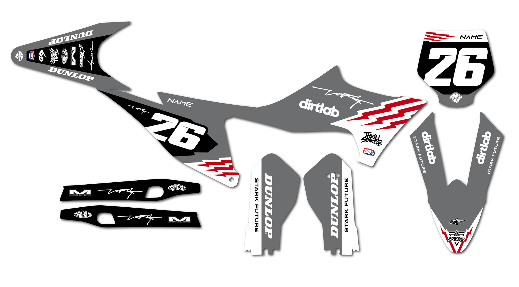 Stark Varg Mx custom graphics