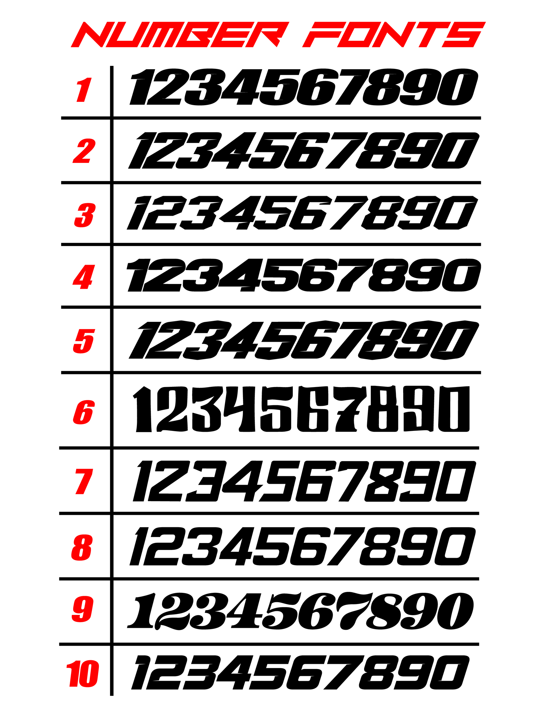 Kawasaki Number Plates - Carnage Series V2