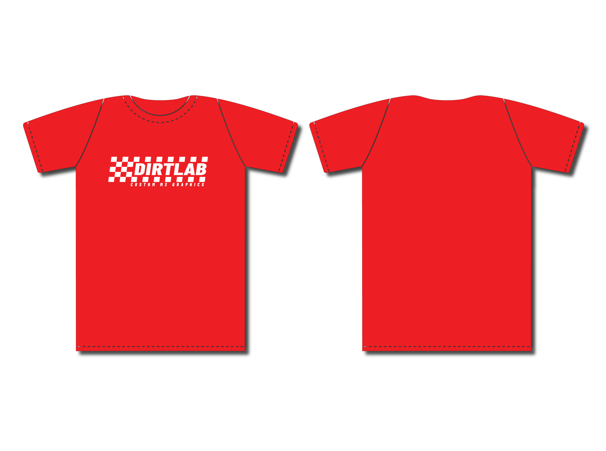 Dirtlab Red Checkered T-Shirt