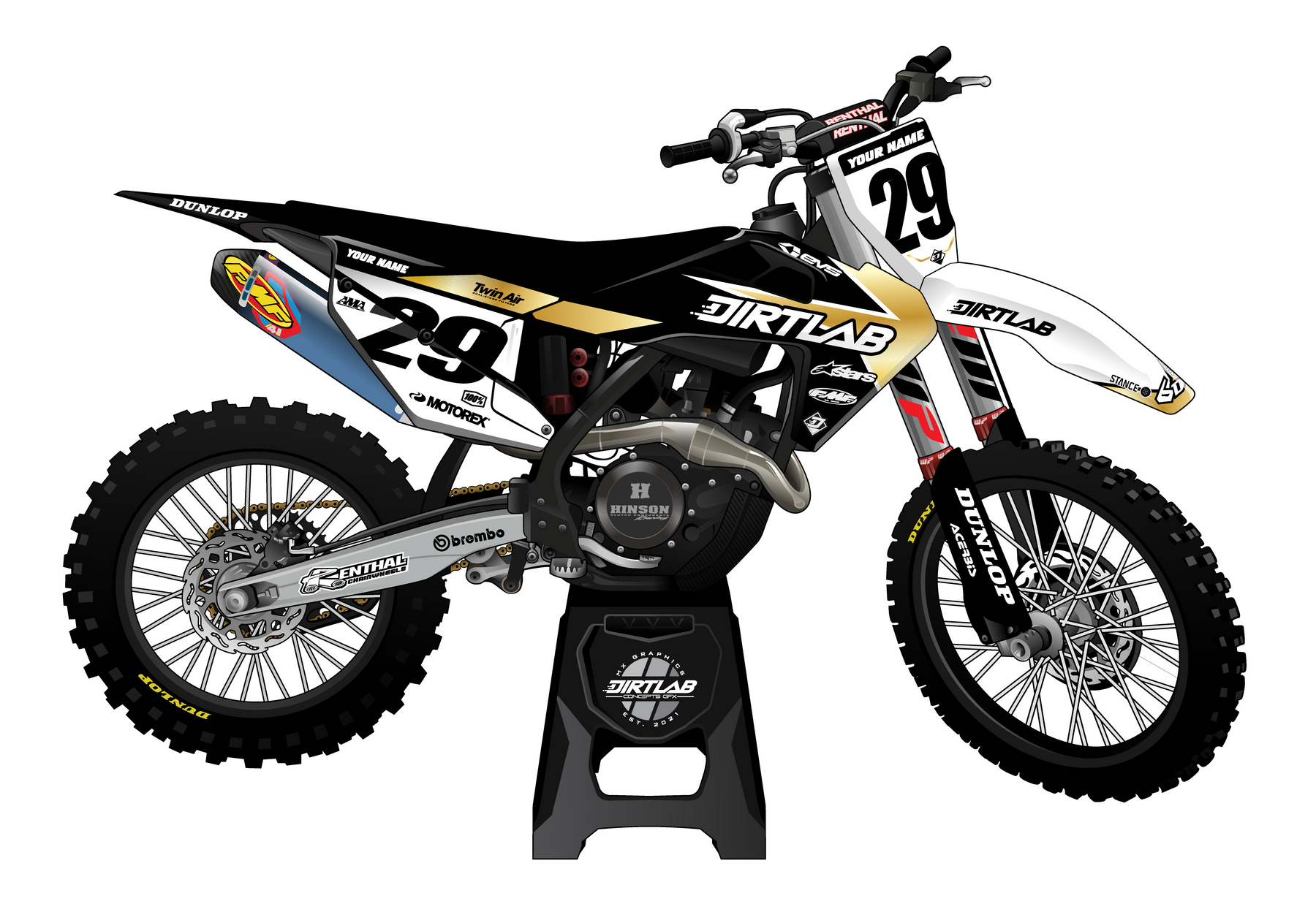 Husqvarna Factory Custom Graphics Kit