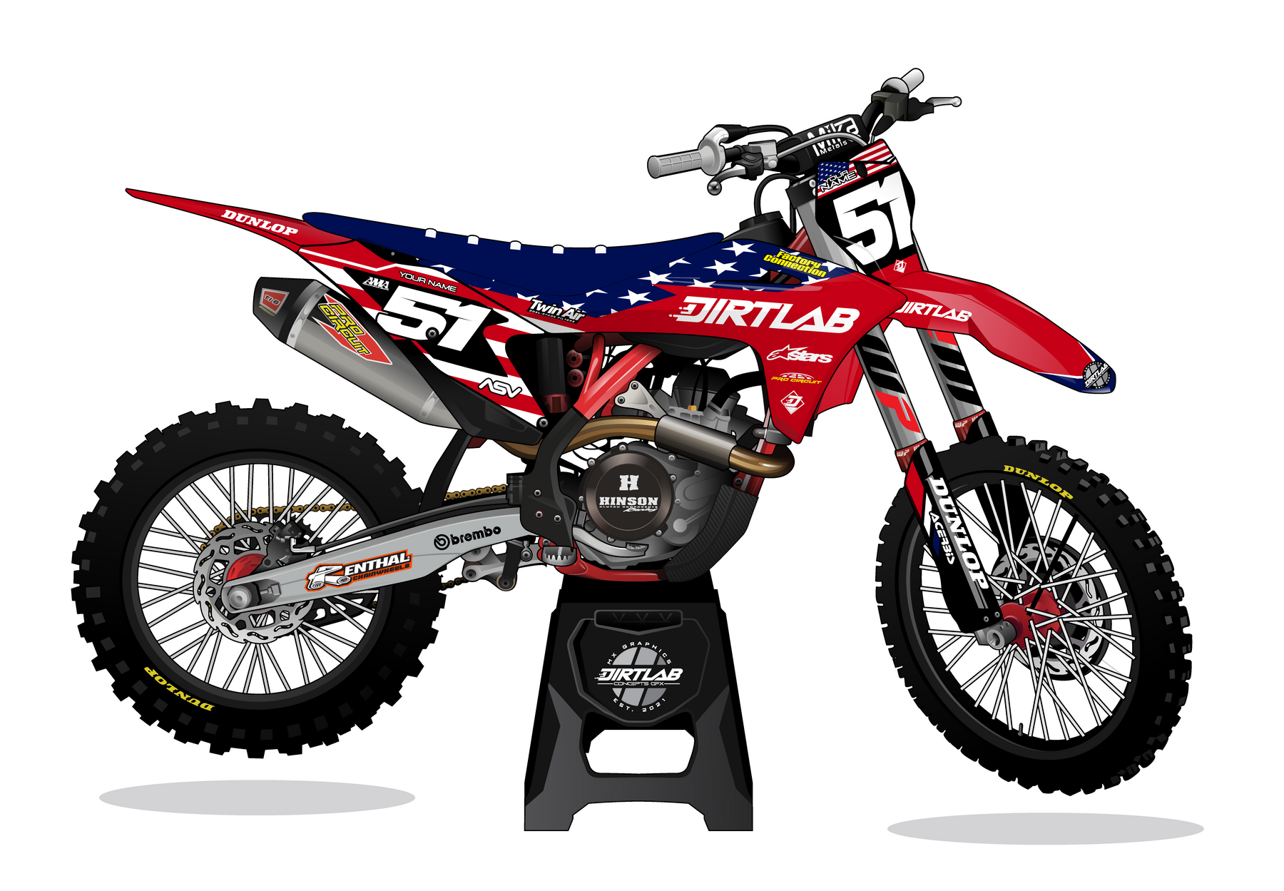 2023 MXON Team USA Graphics Kit